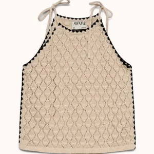 AWEVELYN SL HALTERNECK CROCHET TOP NOOS