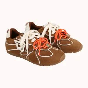 ADORED - Tan/White Suede