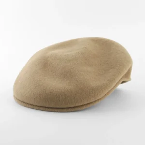 Kangol Wool 504 Flat Cap Camel 0258BC