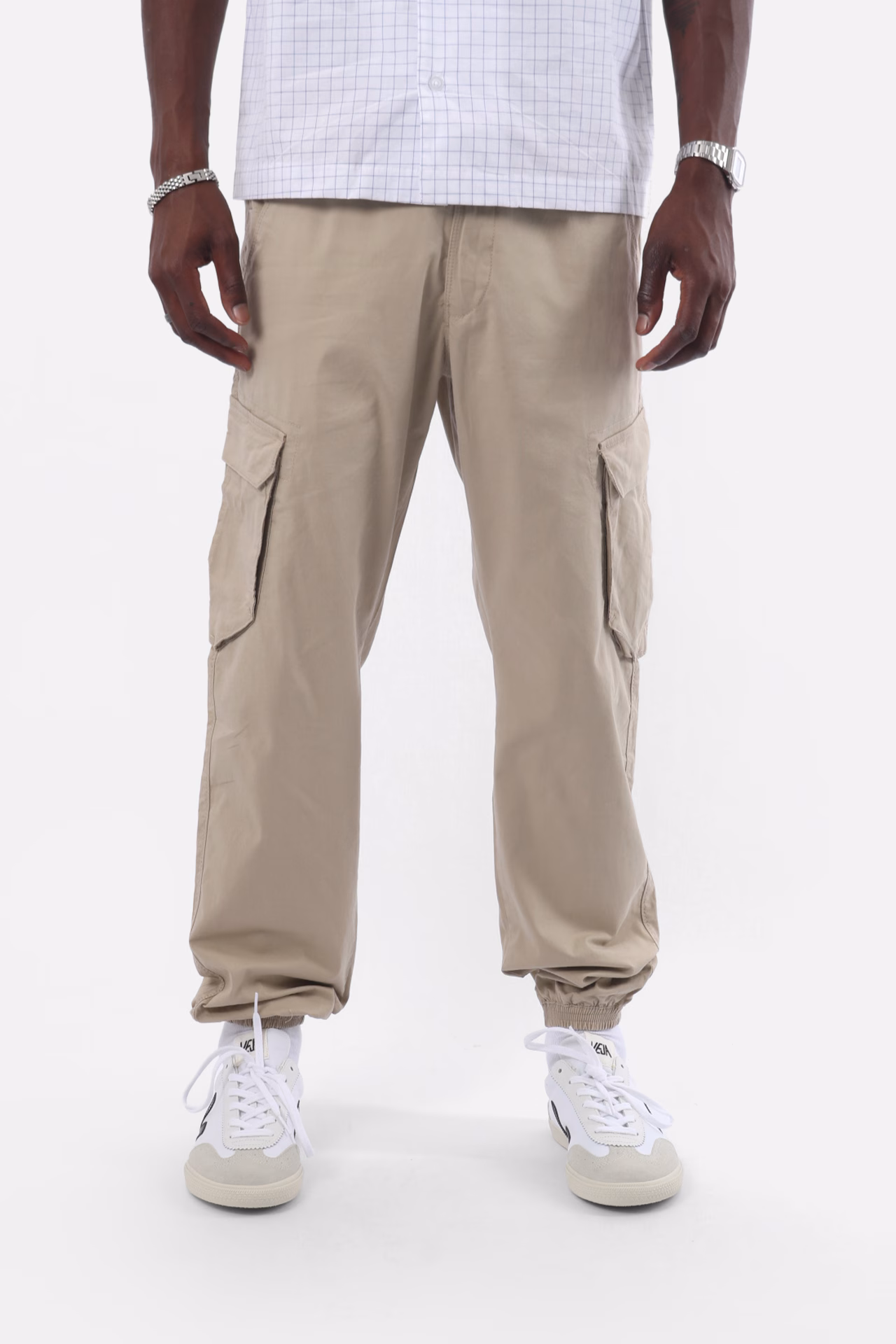 Reell Jeans Reflex Cargo LW Broek Beige 1121-004