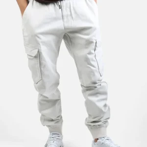 Reell Jeans Reflex Rib Cargo Broek Off White 1121-001