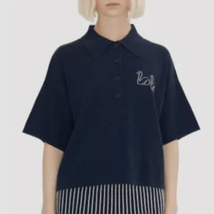 Swans Knitted Polo