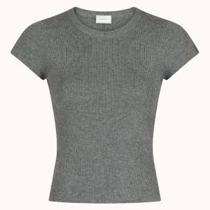 Tirra Knit Tee - Grijs