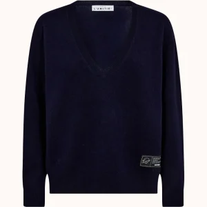Cash V-Neck - Donker Blauw