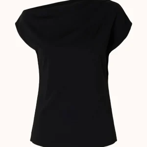 SLFMOLLY SS TOP  - Zwart